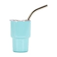 thumbnail image 2 of 6Pack Mini Tumbler Shot Glass with Straw & Lid, Mini Tumbler Cups, Double Wall Tumbler Shot Glasses, 2Oz(B), 2 of 2