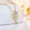Golden, variant on HOARBOEG 18 Inch Adjustable Fish Bone Necklace Cubic Zirconia Collarbone Chain for Daughter Granddaughter Ideal Graduation Birthday Christmas Gift