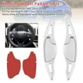 thumbnail image 1 of Steering Wheel Paddle Shifter Extension For Honda FIT VEZEL HRV Aluminium Silver, 1 of 13