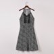 thumbnail image 5 of Vestidos lisos sueltos sin mangas para mujer Vestido de verano informal Vestido largo con panel de encaje con estampado de leopardo Pompotops ghjkhdj1516, 5 of 9