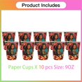 thumbnail image 3 of Descendants Rise Red Birthday Cups Party Supplies Decor Backdrop Paper Plates Fans Decorations Banner, 3 of 7