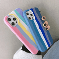 thumbnail image 4 of For iPhone 13 Rainbow Brighton Rock Liquid Silicone Cover Case, 4 of 5