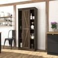 thumbnail image 1 of Hillsdale Shelton Wood Kitchen Pantry with 1 Sliding Barn Door, 1 of 8