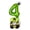 D, variant on Nnndbs 40 Inch Green Number Balloon, Large Foil Mylar Helium Balloon for Soccer Themed Birthday Party Decorations`
