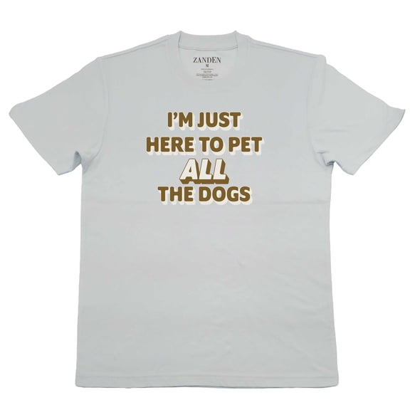 Zanden Just Pet Dogs Tee Blue Small