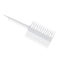 thumbnail image 4 of de Tejido de Salón de Plástico de dos cara de 3 Vías para Resaltar El Tinte Balayage - Blanco Yinane Peine de realce profesional, 4 of 6