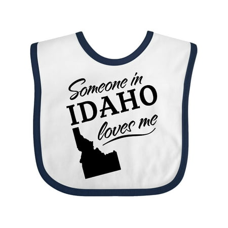 

Inktastic Someone in Idaho Loves Me Gift Baby Boy or Baby Girl Bib