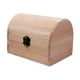 thumbnail image 3 of Caja de madera sin terminar, cofre del tesoro, caja de juguetes, caja de madera portátil, almacenamiento de recuerdos 12cmx8cmx9cm, 3 of 9