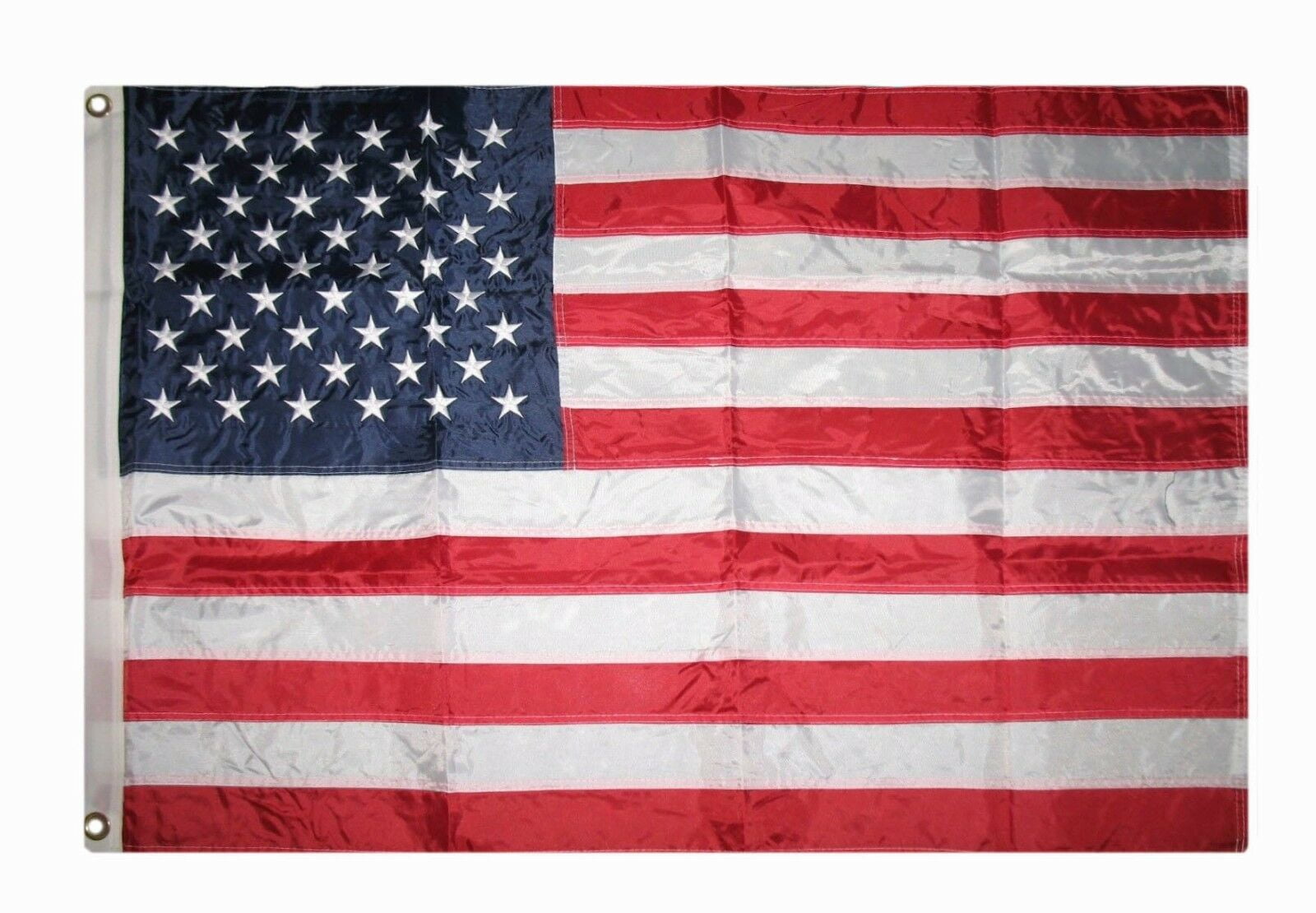 2x3 Embroidered USA United States Stars 210D Sewn Nylon Flag 2'x3' Grommets