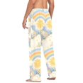 thumbnail image 3 of FORMRS Mens Pajama Pants with Pockets Sleepwear Lounge Bottoms Sizes S-2XL, Purple Rainbow Clouds, 3 of 7