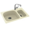 thumbnail image 2 of Swan KSLS-3322-010 33" x 22" Swanstone Double-Basin Dual Mount Kitchen Sink, Available in Various Colors, 2 of 7