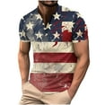 thumbnail image 2 of Wavsuf Mens Shirts Short Sleeve Button Down Summer Crew Neck Multicolor T-Shirts Size 2XL, 2 of 5