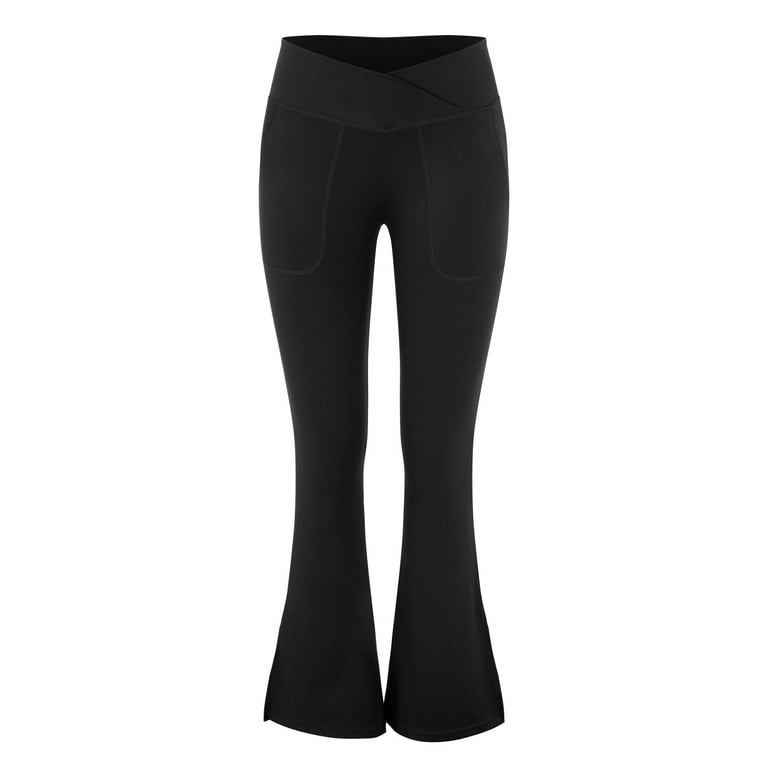 Outfmvch Yoga Pants Women Flare Leggings Polyester,Spandex Relaxed