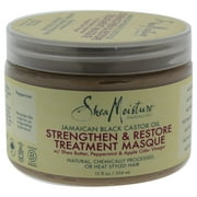 Jamaican Black Castor Oil Strengthen-Grow Restore Treatment Masque by Shea Moisture for Unisex - 12 oz Masque