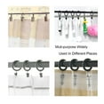 thumbnail image 5 of 20 Pack Curtain Clips Rings Strong Metal Drapery Shower Curtain Ring with Clips Rustproof 2.48" Interior Dia Bronze Tone, 5 of 7