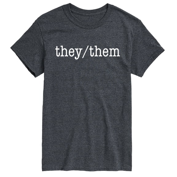 Instant Message - They Them Pronouns - Men's Short Sleeve Graphic T-Shirt