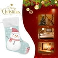 thumbnail image 4 of Merry Christmas Snowman Gifts Christmas Stockings Xmas Stocking for Family Holiday Season Party Decorations, 4 of 8