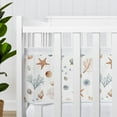 thumbnail image 4 of Sweet Jojo Designs + BreathableBaby Seashells Boy, Girl, Unisex/Gender Neutral Breathable Mesh Crib Liner, 4 of 6