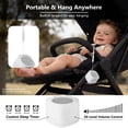thumbnail image 3 of White Noise Machine for Baby & Family, 20 Non-Looping Soothing Sounds, Memory Function, Adjustable Volume, AC/USB Powered with Sleep Timer (White), 3 of 7
