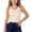 Beige, variant on Ribbed Tank Tops Kids Girls Ruffle Neck Sleeveless Summer Shirts Relaxed Vacation Casual Loungewear 6 Years, Beige