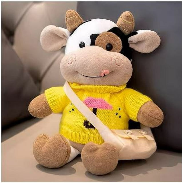 Calf Cow Plush Toy Cute Rag Doll Children‘s Toy Hand Gift Doll Gift for Girlfriend DMH