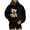 Black, variant on Bibifish Womens Hoodies Oversized Long Sleeve Drawstring Pullover Tops Comfy Fuzzy Hoodies With Pocket Pet Dog Cat Carrier Sweatshirts