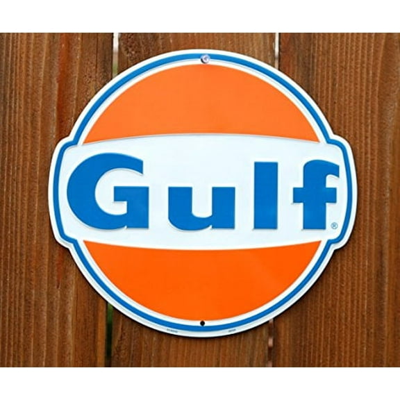 HangTime Gulf Oil Nostalgia Sign Die Cut