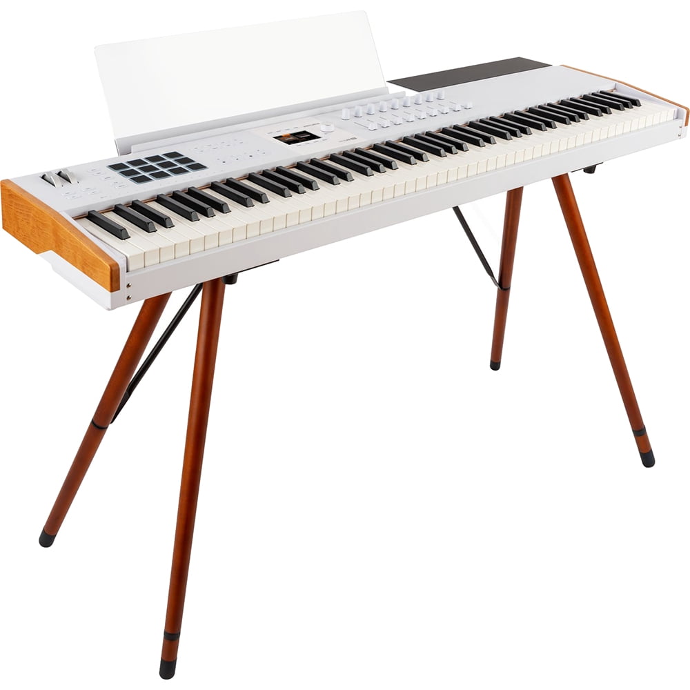 Arturia KeyLab 88 mk3 88-Key Weighted Hammer MIDI Controller Keyboard, White
