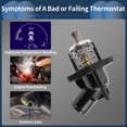 thumbnail image 4 of Unique Bargains Car Thermostat Inner Engine Coolant Thermostat Housing Assembly No.12674634 for Chevrolet Corvette 6.2L V8 2015-2019 Plastic Black Durable, 4 of 7
