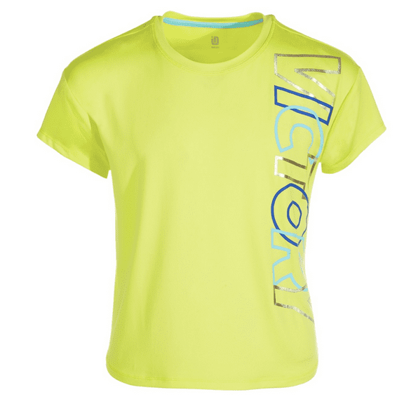 ID Ideology Big Girls Victory Flex Stretch Graphic T-Shirt- Sunflower Petal