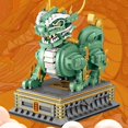 thumbnail image 1 of Chinese Culture Jade Seal Unicorn Mascot Mini Building Blocks, 1 of 4