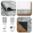 thumbnail image 5 of Keen Home Design Machine Washable Area Rugs with Non-slip Backing, Ideal for Hallway, Living Room, Bedroom, Kitchen and Laundry Room, Vintage Moroccan and Low Pile Rug - ( 5' x 7' ), 5 of 9