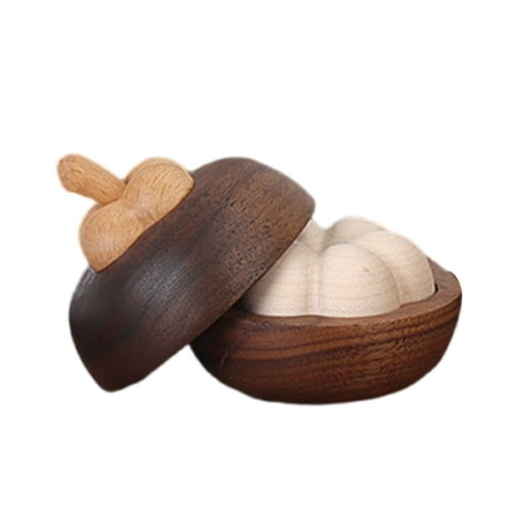 AOOOWER Wood Mangosteen Aromatherapies Essential Oil Diffuser for Home Office Car Use