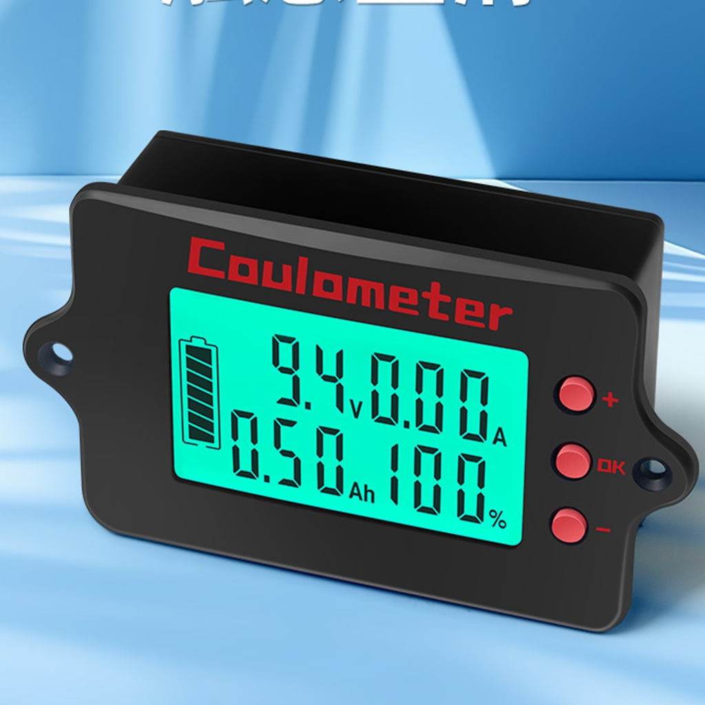 MOMOJIA Energy Data Storage Power Meter Digital Multimeter with LCD Display for Accurate Current Voltage Power Measurement Tool