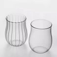 thumbnail image 2 of Tumbler Drinking Glass Cups, 12 Oz Crystal Wine Glasses Drinking Glassware, Bubble Cups for Iced Coffee, Juice, Beverage, Milk, Cocktails, Bubble Tea, 2 of 9