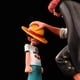 thumbnail image 5 of Figura de acción de One Piece, modelo de colección de Luffy, cuatro emperadores, Shanks, sombrero de paja, mono D Luffy, juguetes de muñeca, 17Cm, 5 of 6