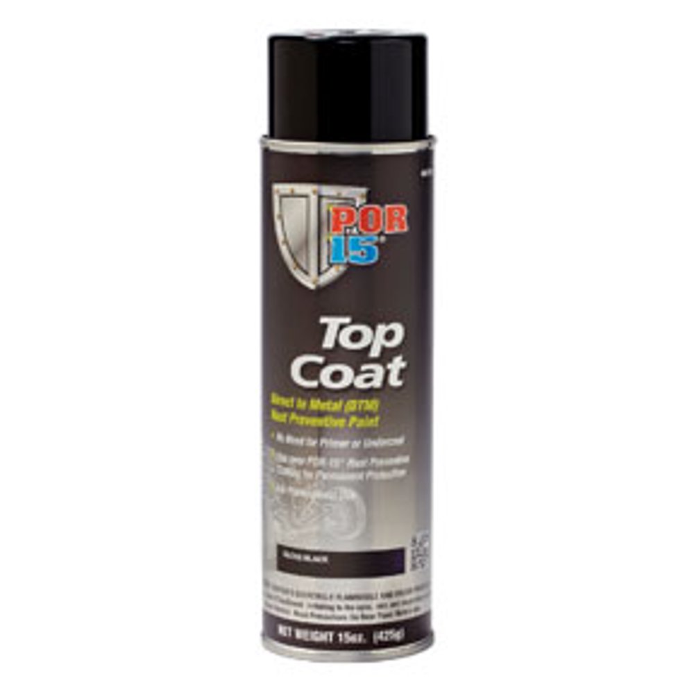 Absolute Coatings (Por15) Top Coat Gloss Black Aerosol