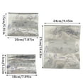 thumbnail image 3 of 10PCS Reusable Aluminum Foil Lined Freezer Bags – Resealable Zipper Food Storage Pouches for Vegetables Meats Snacks,Heavy Duty Leakproof Freezer Bags Gray Gray, 3 of 9