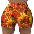 thumbnail image 2 of Fotbe Sunflower4 Shorts Sin Costuras – Shorts Deportivos de Cintura Alta para Mujer, Elásticos para Gimnasio, Yoga, Running o Ciclismo-Medium, 2 of 8