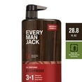 thumbnail image 4 of Every Man Jack Mens 3-in-1 All Over Wash Variety Pack - Cedarwood, Sandalwood, & Sea Salt, 28.8 oz, 4 of 8