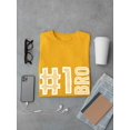 thumbnail image 3 of Fraternity #1 Bro Chalk Graphic Men Gold T-Shirt, Male x-Large, 3 of 4