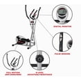 thumbnail image 2 of Essentials Series Elliptical Machine Cross Trainer with Optional Exclusive SunnyFit™ App and Smart Bluetooth Connectivity, 2 of 5