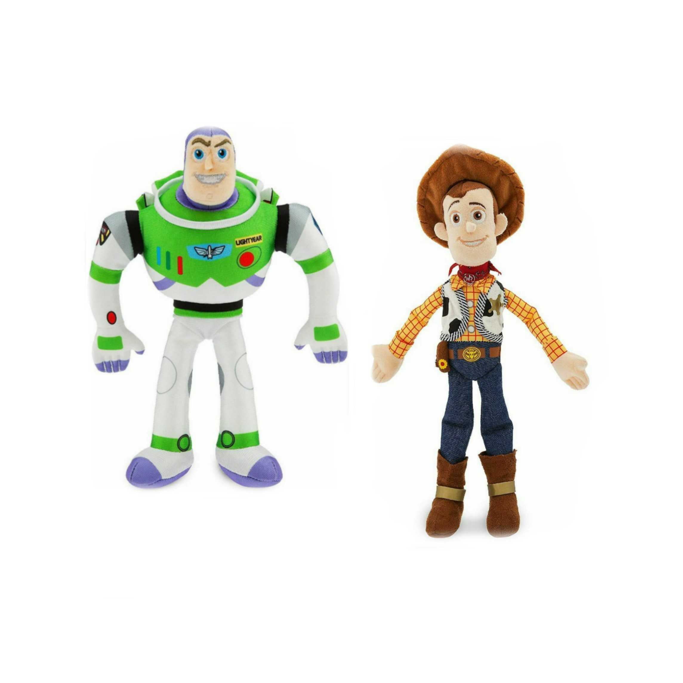 Disney Toy Story 4 Woody 12 Inch & Buzz 10 1/2 Inch. ( Combo