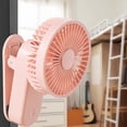 thumbnail image 4 of Magnetic Base Clip Fan Rechargeable Mini Cooling Fan USB Desk Fan Strong Airflow Quiet for Office Travel Outdoors, 4 of 9