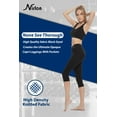 thumbnail image 5 of Nirlon 3/4 Capri Leggings For Women - High Waisted Leggings With Pockets, 5 of 5