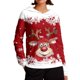 thumbnail image 1 of WILLBEST Sudadera con Capucha de Estilo Acogedor, Manga Larga, Estilo Casual, con Estampado Festivo para Comodidad y Calidez Diarias Mediana, 1 of 5