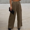 thumbnail image 2 of Sngxgn Women's Pants Leggings Women's Relaxed Jogger Track Sweatpants with Pockets for Workout(Coffee,XL/4), 2 of 9