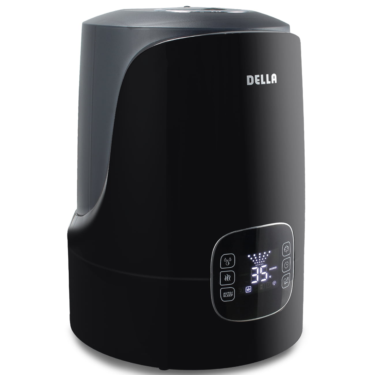 Della Cool & Warm Mist LED Ultrasonic Humidifier for Room ...