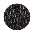 thumbnail image 3 of Spare Tire Cover, pumpkin halloween skull Wheel Cover Tire Covers for Trailers Car Truck Camper Universal Tire Covering Fits Diameter 14 inch, 3 of 7