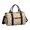 White Cat and Fishbone Beige Pattern, variant on Cat Butt and Fishbone Blue Pattern Gym Bag with Shoe Compartment, Weekender Bag with Wet Pocket and Trolley Sleeve, Lightweight Gifts Ideas for Family Friends,17.3 X 11.8 X 7.5 Inches